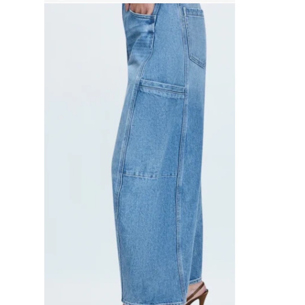 NWT PISTOLA Gio High‎ Rise
Balloon Jean Size 27 Barrel Horseshoe Latern - Picture 3 of 8